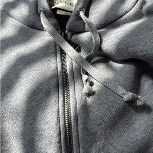 Gucci Gray Men's Sweater full zip up